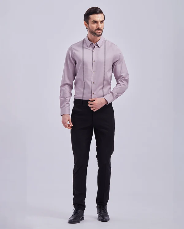 Soft Mauve Giza Shirt