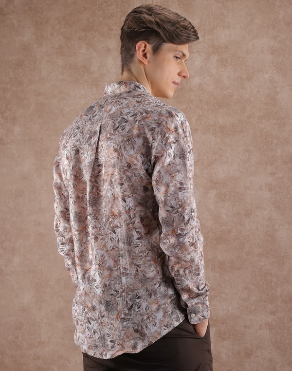 Pale Orange Digi Print Shirt - Image 5