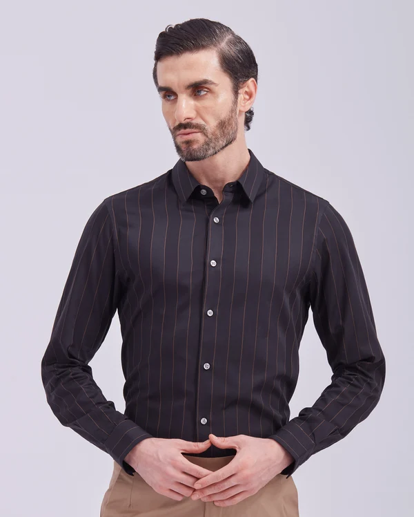 Soft Mauve Giza Shirt - Image 4