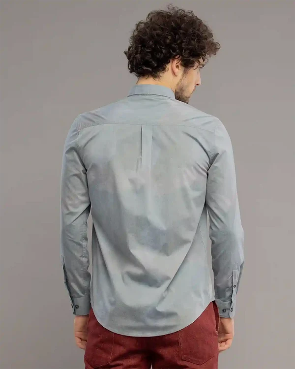 Pale Orange Digi Print Shirt - Image 4